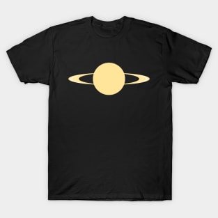 Saturn in Gold T-Shirt